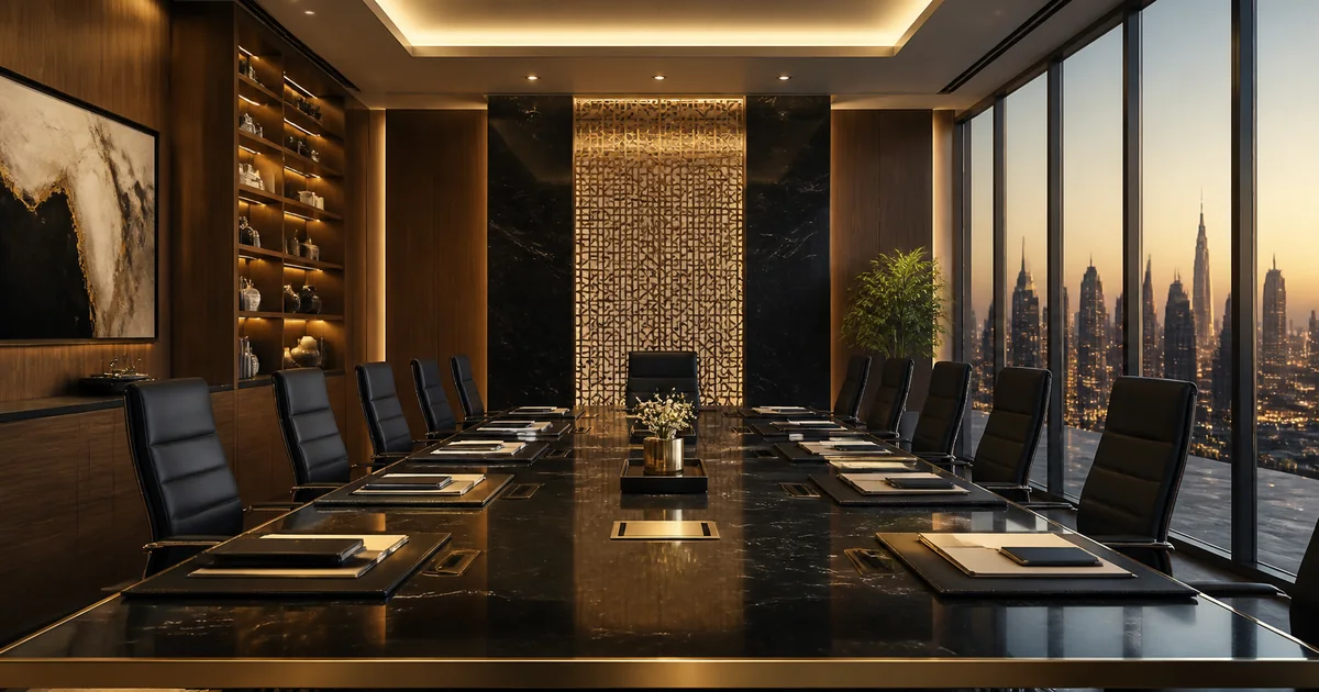 UAE law firm meeting room for powers of attorney and legal fees
