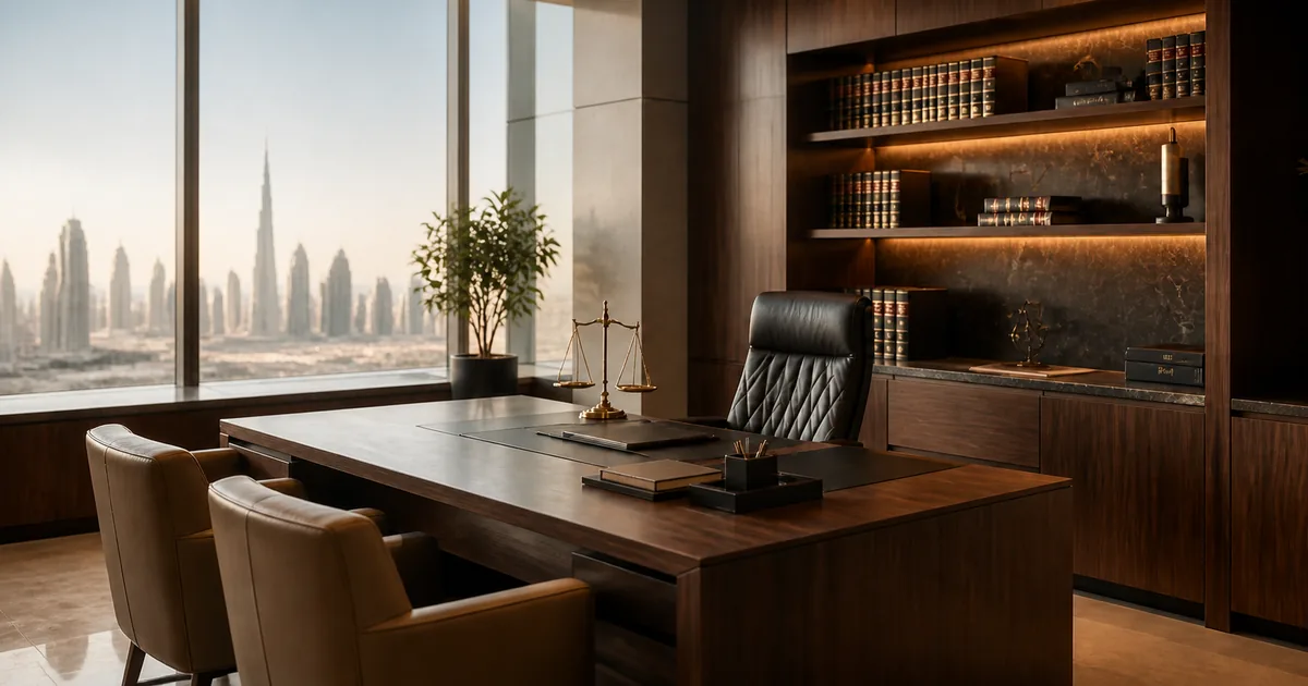 Law firm office in the UAE for legal advice and representation